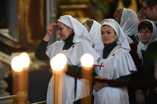 Patriarch holds service on opening day of 26th International Christmas Readings