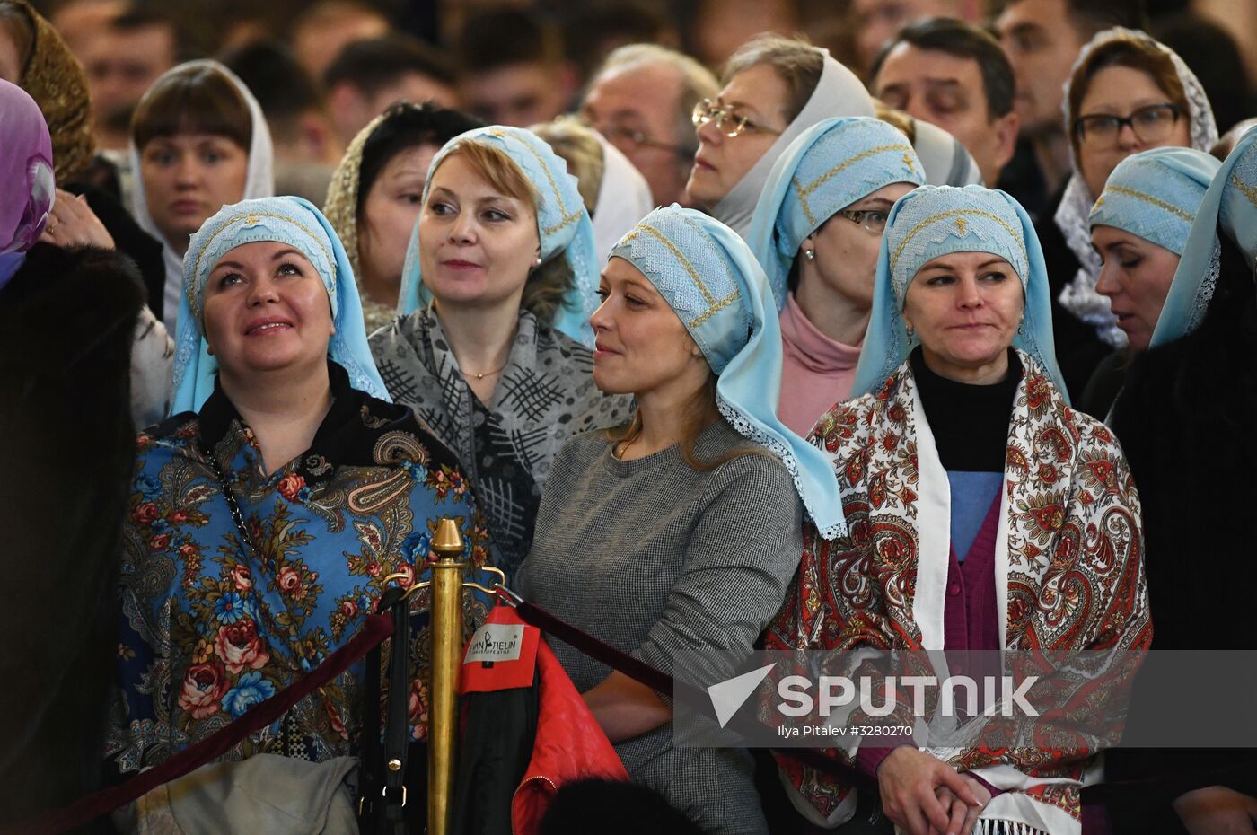 Patriarch holds service on opening day of 26th International Christmas Readings