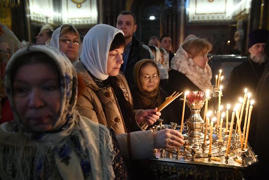 Patriarch holds service on opening day of 26th International Christmas Readings