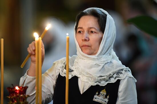 Patriarch holds service on opening day of 26th International Christmas Readings