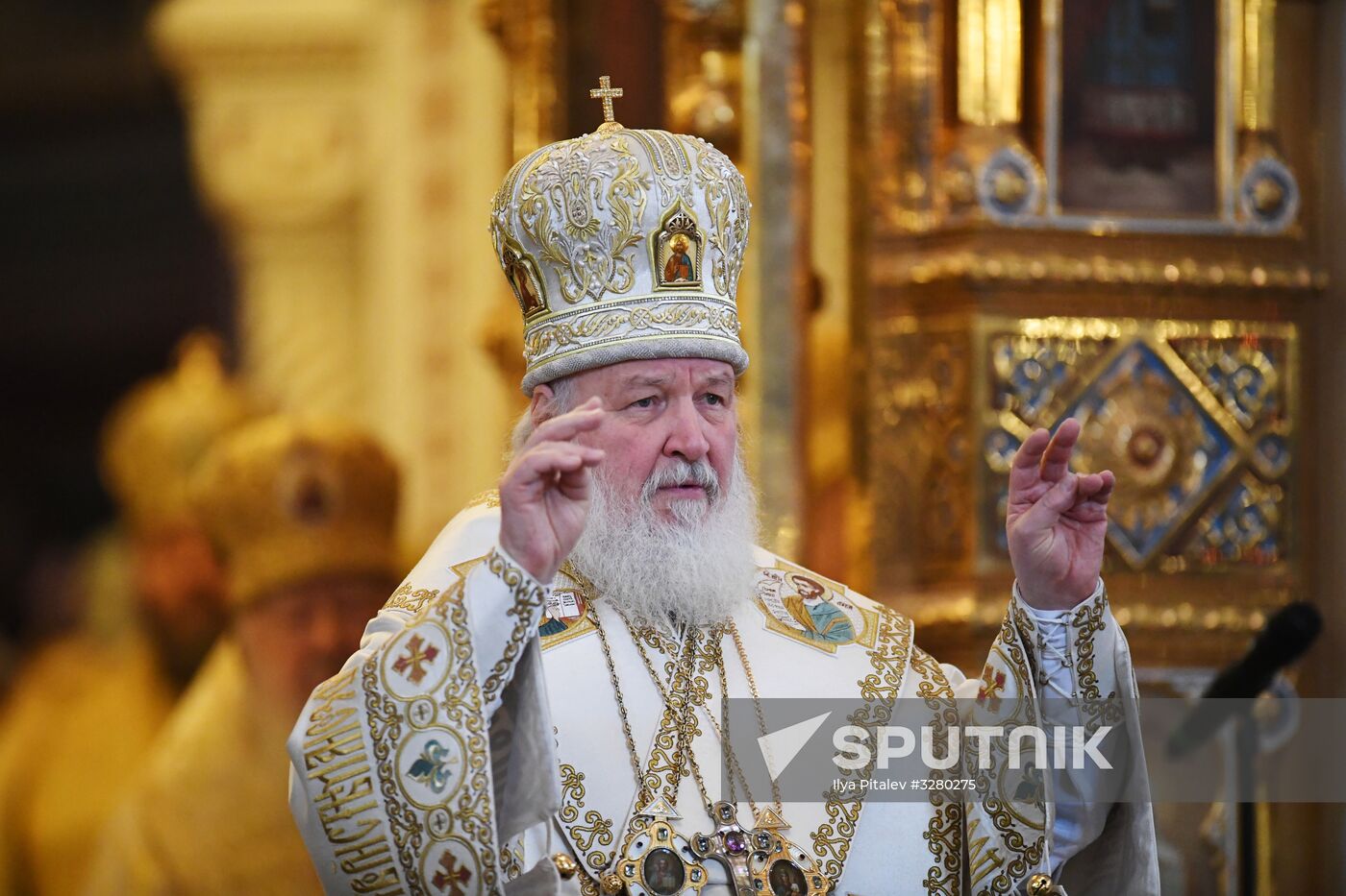 Patriarch holds service on opening day of 26th International Christmas Readings
