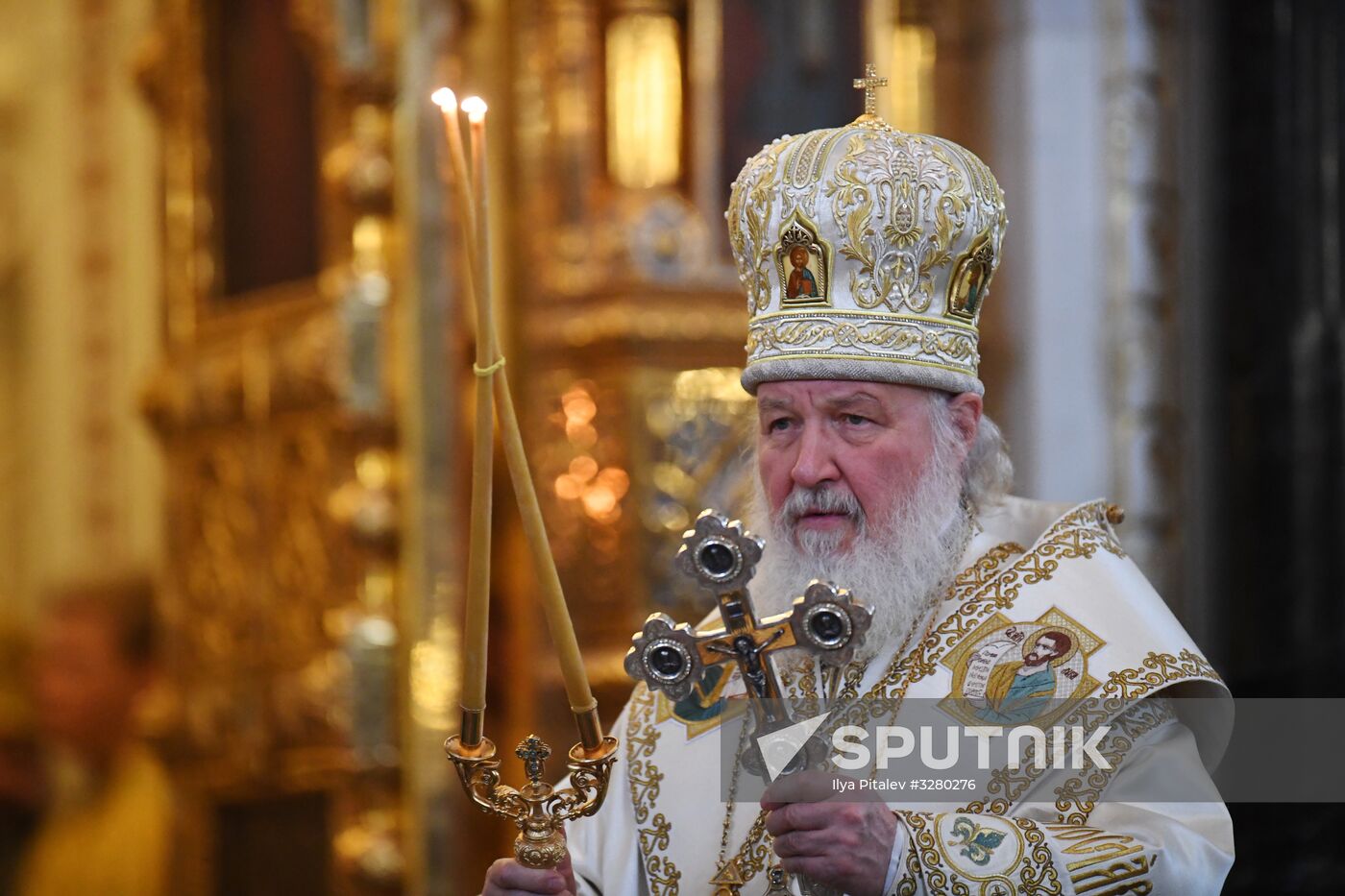Patriarch holds service on opening day of 26th International Christmas Readings