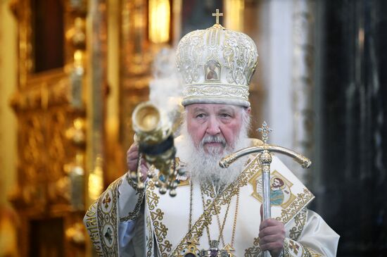 Patriarch holds service on opening day of 26th International Christmas Readings