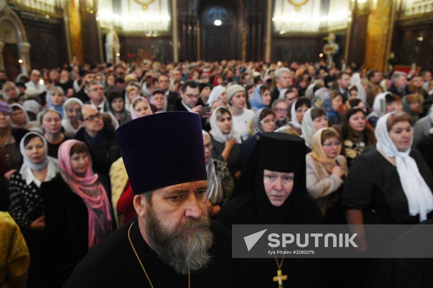 Patriarch holds service on opening day of 26th International Christmas Readings