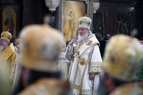 Patriarch holds service on opening day of 26th International Christmas Readings