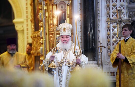 Patriarch holds service on opening day of 26th International Christmas Readings