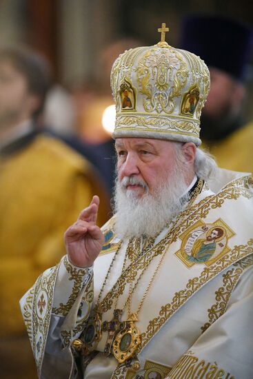 Patriarch holds service on opening day of 26th International Christmas Readings