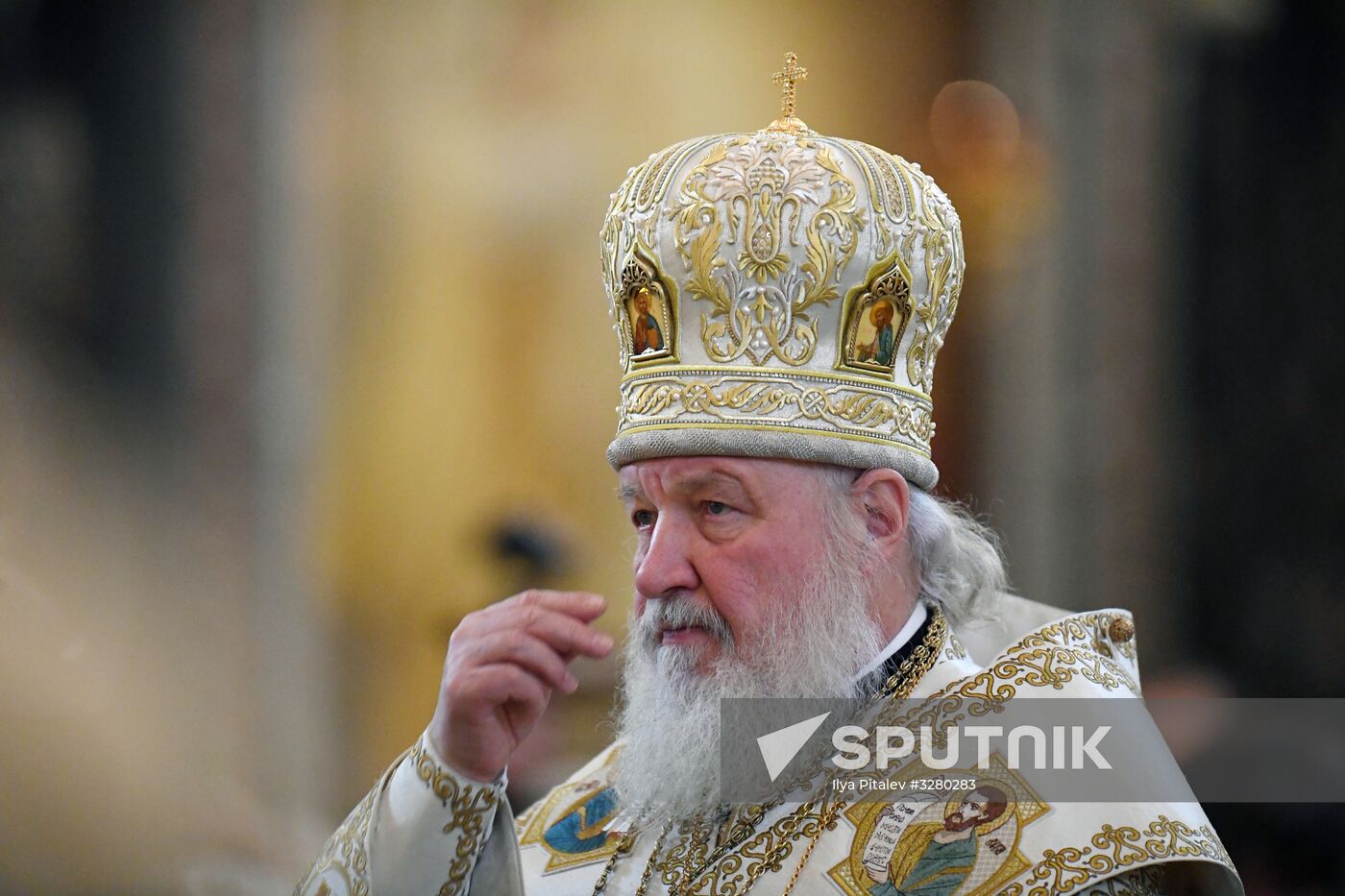 Patriarch holds service on opening day of 26th International Christmas Readings