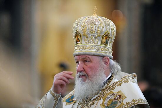 Patriarch holds service on opening day of 26th International Christmas Readings
