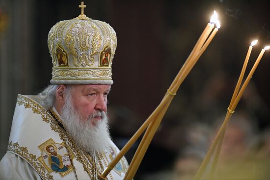 Patriarch holds service on opening day of 26th International Christmas Readings