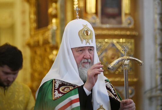 Patriarch holds service on opening day of 26th International Christmas Readings