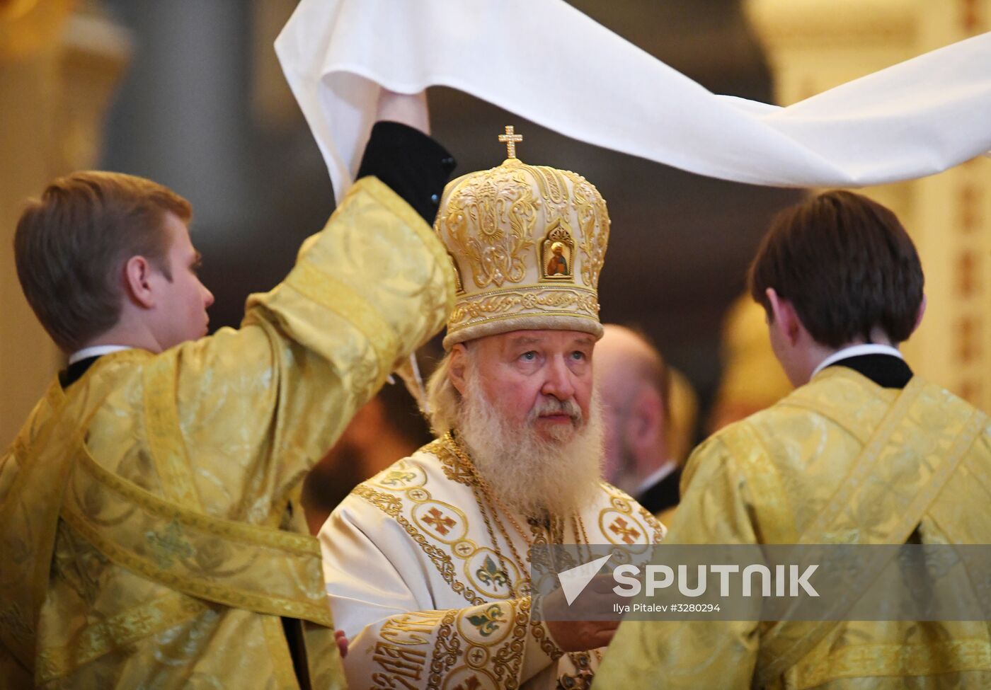 Patriarch holds service on opening day of 26th International Christmas Readings
