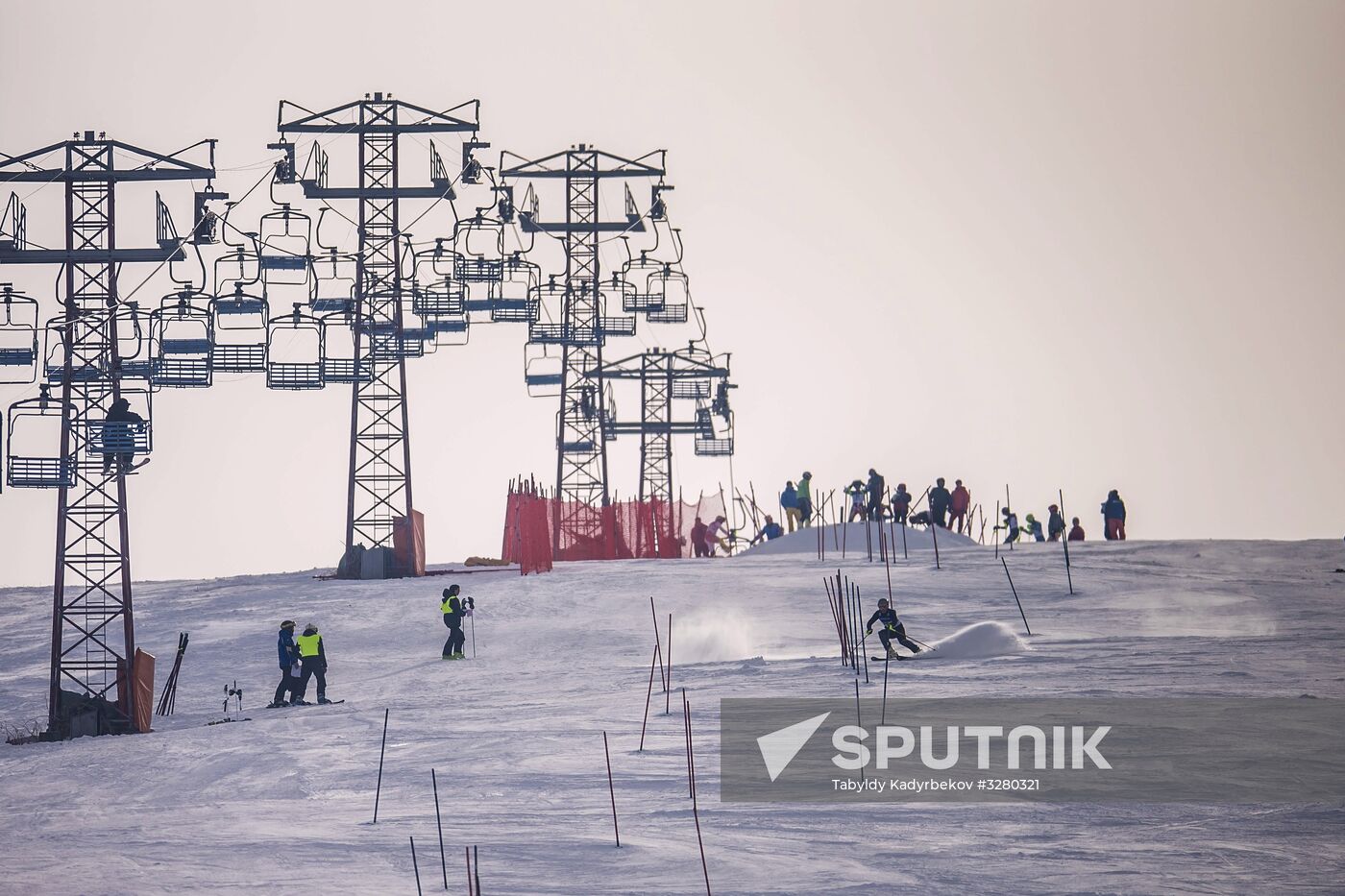 International alpine skiing competition in Kyrgyz Republic