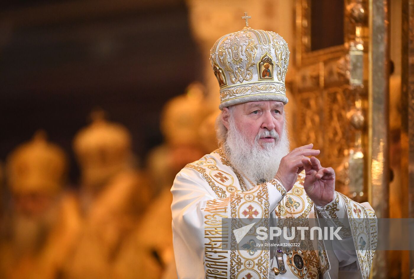 Patriarch holds service on opening day of 26th International Christmas Readings