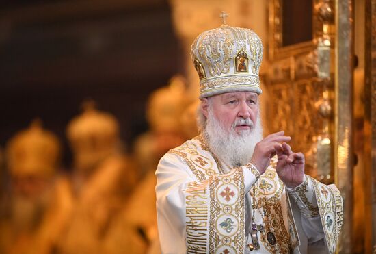 Patriarch holds service on opening day of 26th International Christmas Readings