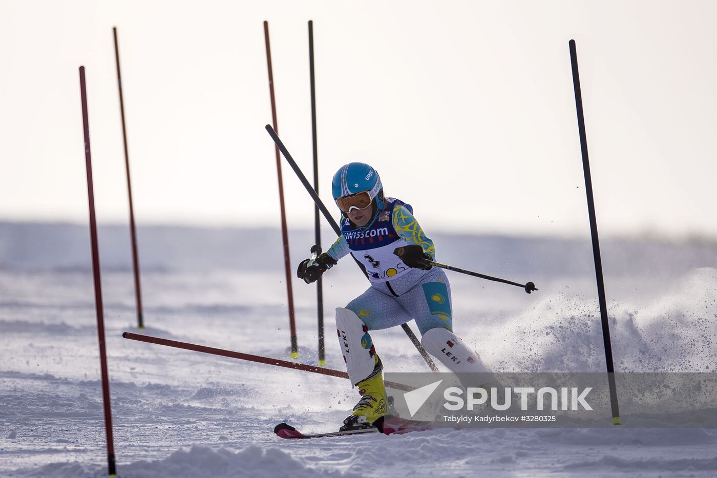 International alpine skiing competition in Kyrgyz Republic