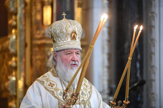 Patriarch holds service on opening day of 26th International Christmas Readings