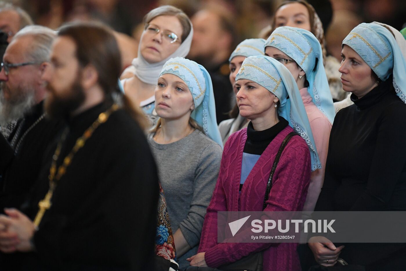 Patriarch holds service on opening day of 26th International Christmas Readings