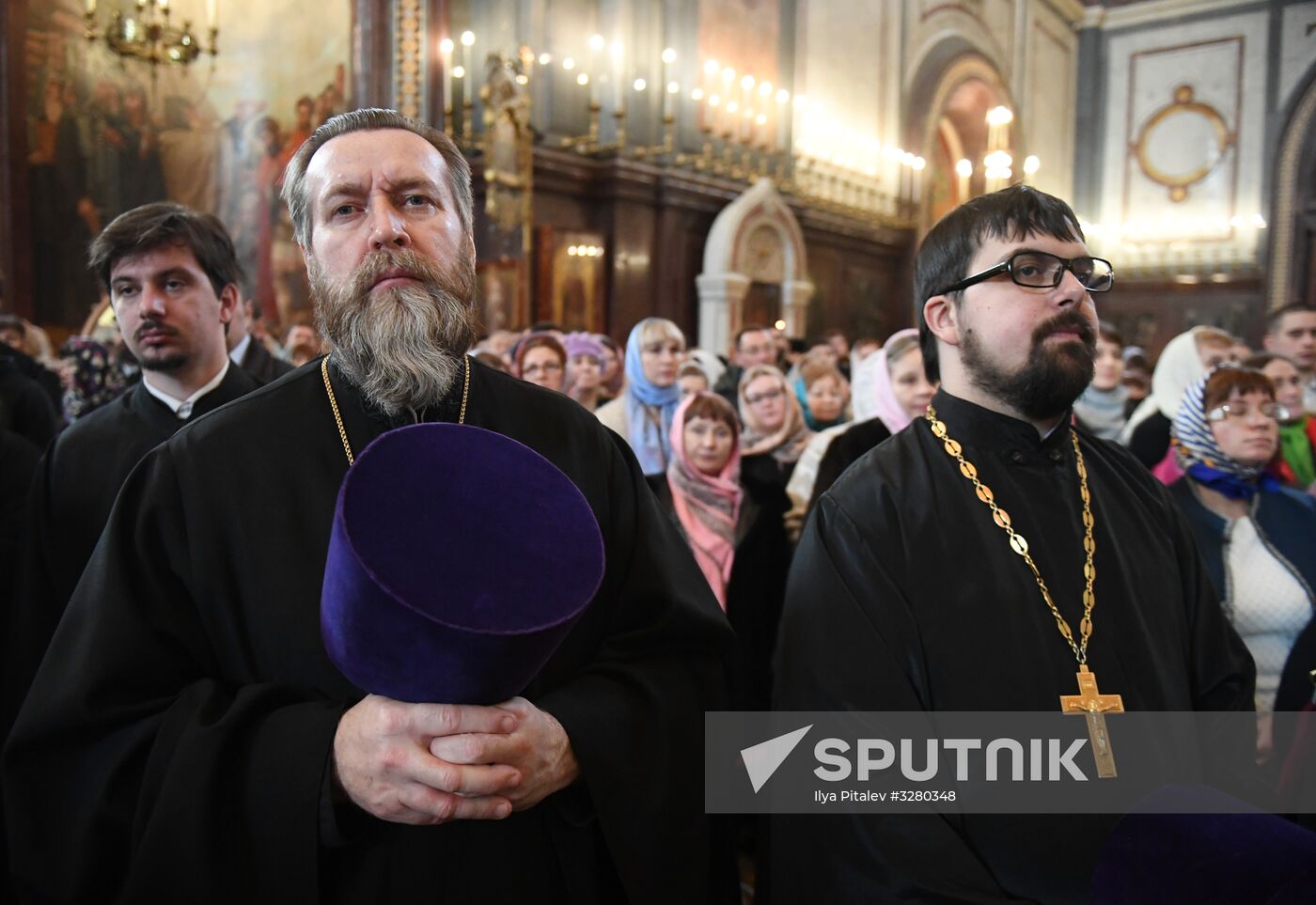 Patriarch holds service on opening day of 26th International Christmas Readings