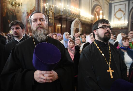 Patriarch holds service on opening day of 26th International Christmas Readings