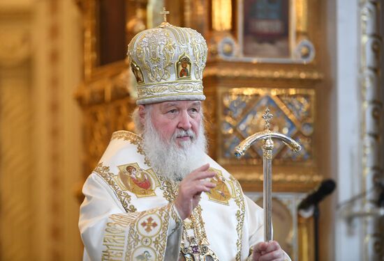 Patriarch holds service on opening day of 26th International Christmas Readings