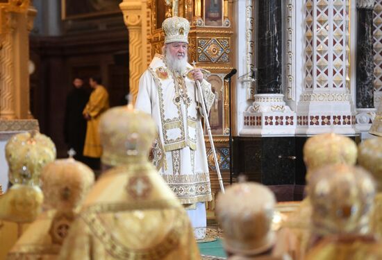 Patriarch holds service on opening day of 26th International Christmas Readings