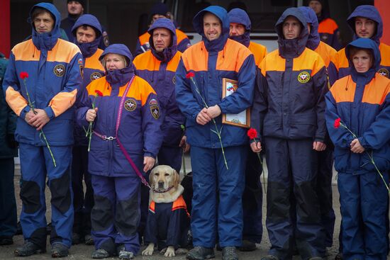 Monument to firefighters and rescuers unveiled in Stavropol
