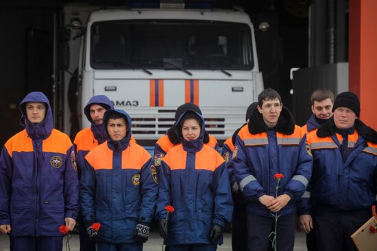 Monument to firefighters and rescuers unveiled in Stavropol