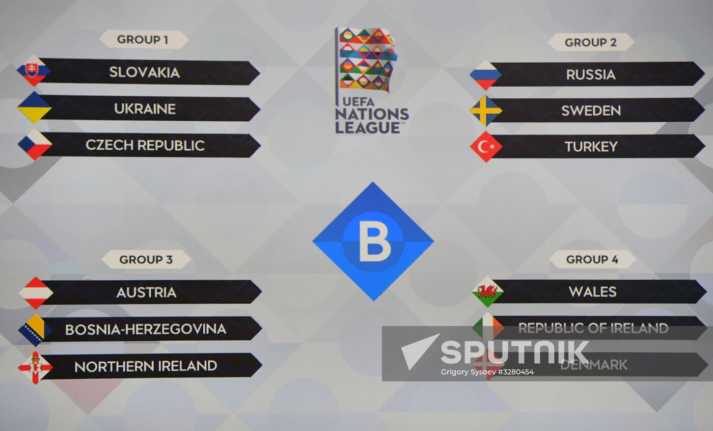UEFA Nations League draw