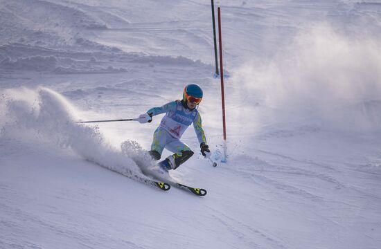 International alpine skiing competition in Kyrgyz Republic