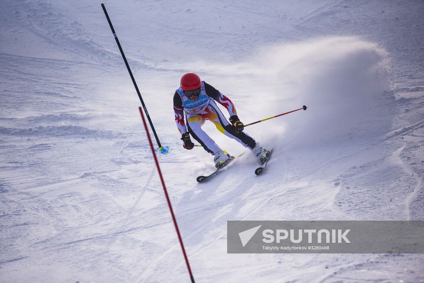 International alpine skiing competition in Kyrgyz Republic