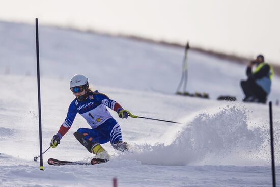 International alpine skiing competition in Kyrgyz Republic