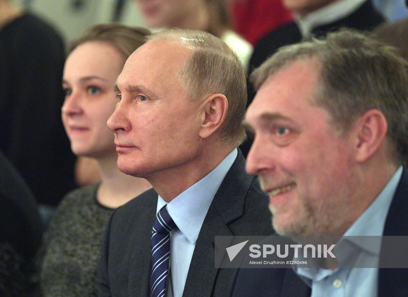 President Vladimir Putin at Vysotsky House in Taganka Museum Center