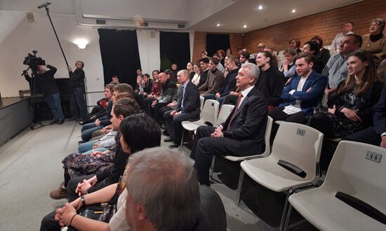 President Vladimir Putin at Vysotsky House in Taganka Museum Center