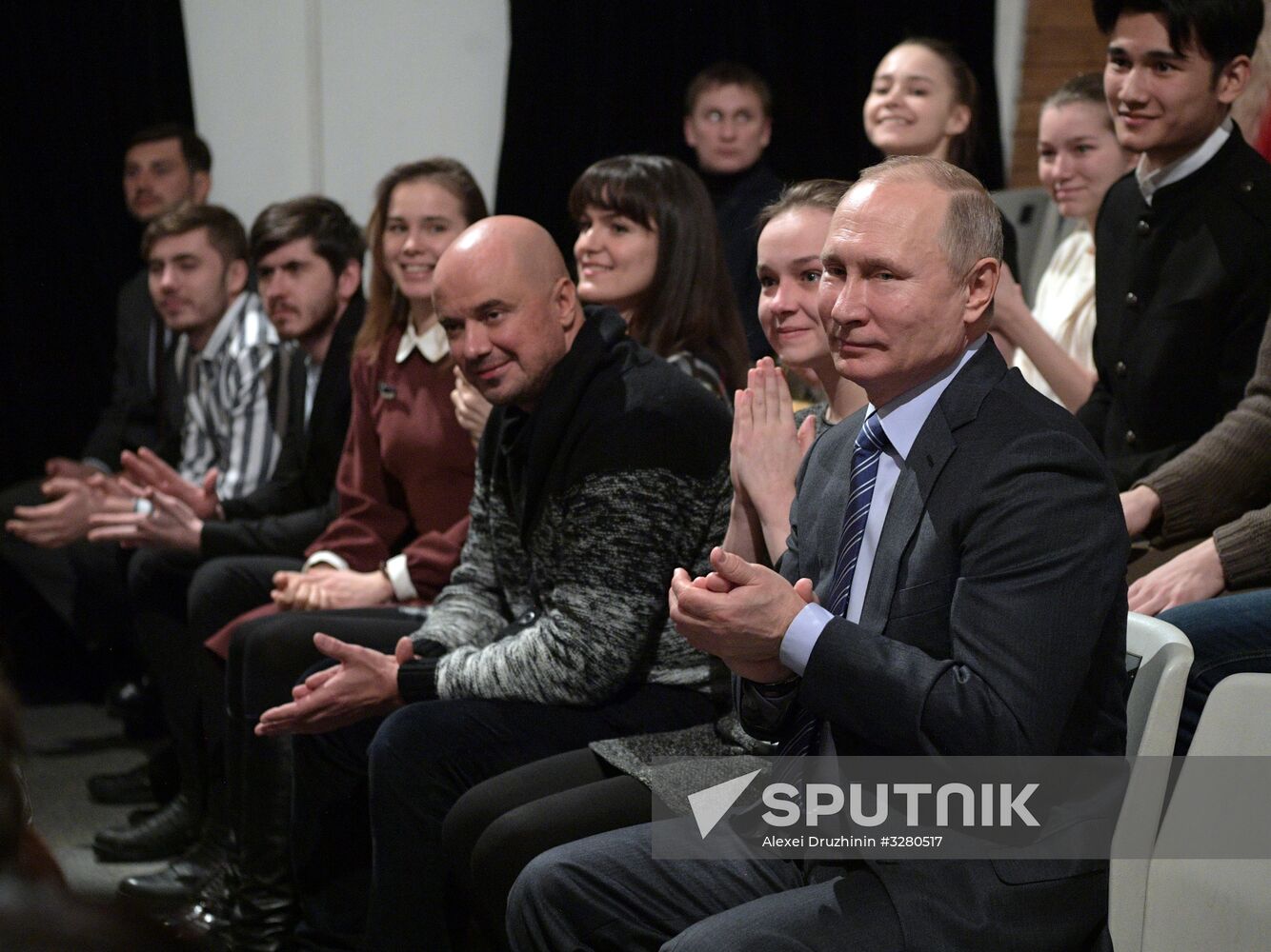 President Vladimir Putin at Vysotsky House in Taganka Museum Center