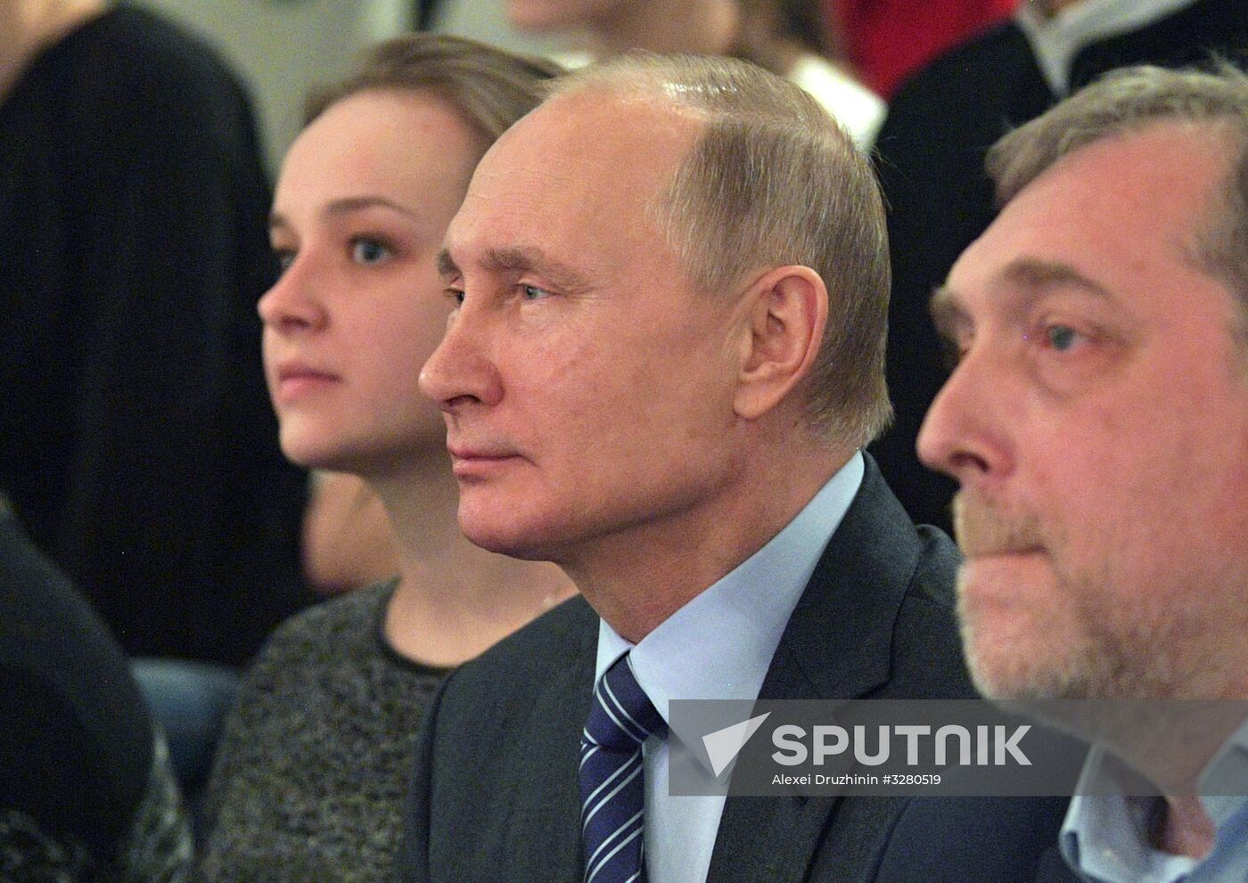 President Vladimir Putin at Vysotsky House in Taganka Museum Center