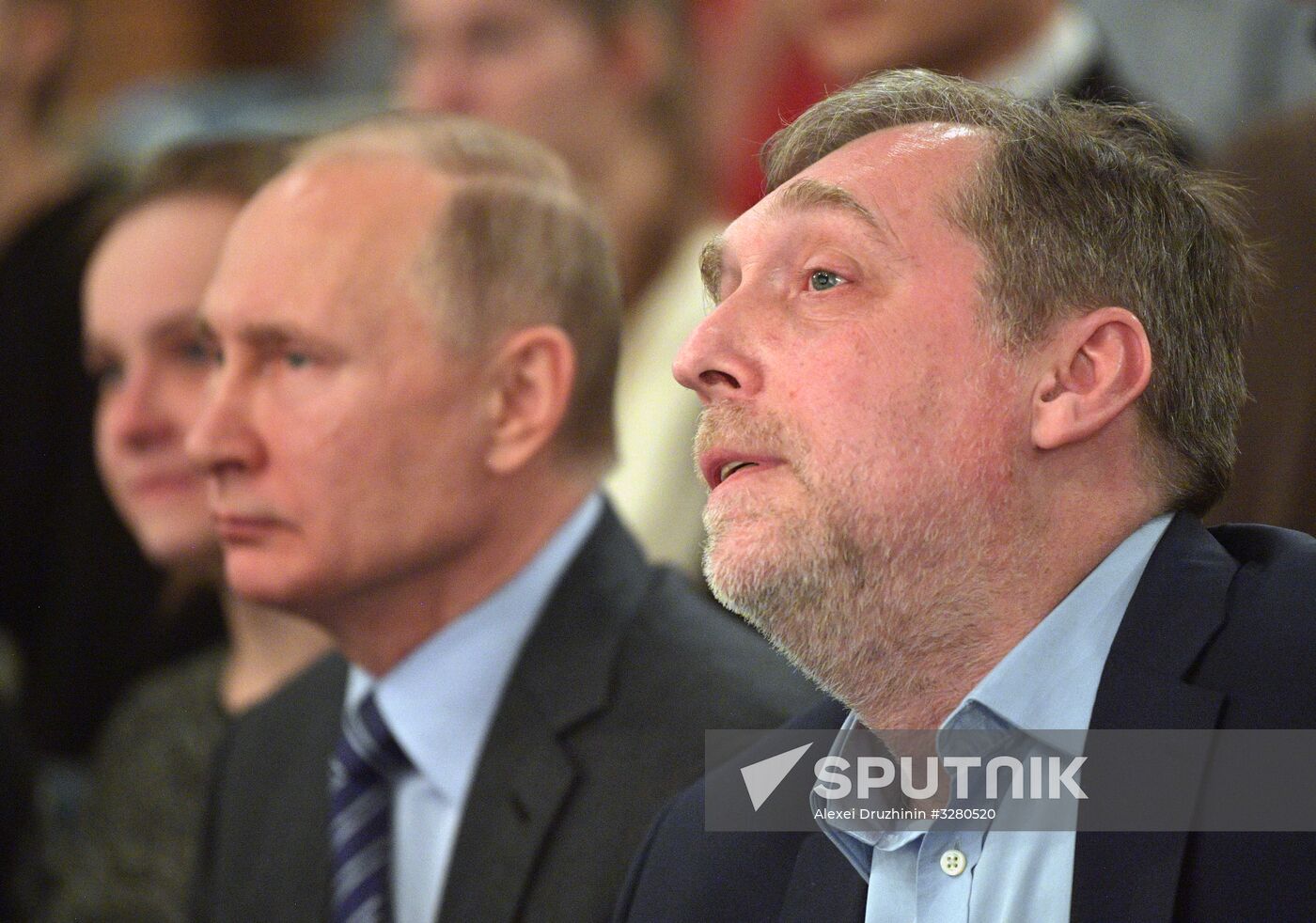 President Vladimir Putin at Vysotsky House in Taganka Museum Center