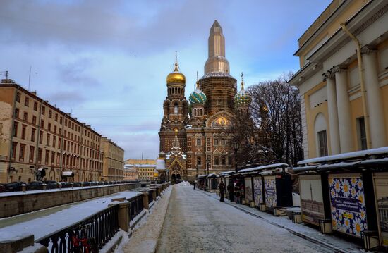 Restauration of Church of the Savior on Blood in St. Petersburg