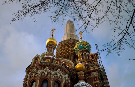 Restauration of Church of the Savior on Blood in St. Petersburg