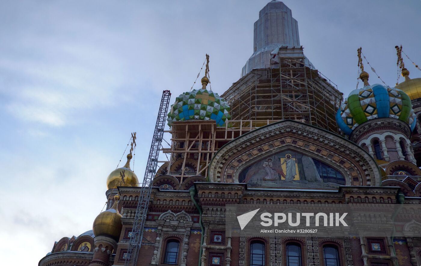 Restauration of Church of the Savior on Blood in St. Petersburg