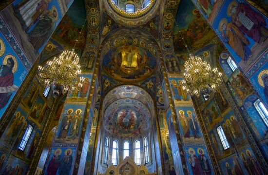 Restauration of Church of the Savior on Blood in St. Petersburg