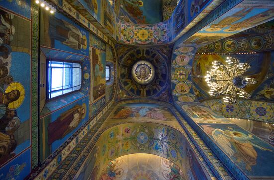 Restauration of Church of the Savior on Blood in St. Petersburg