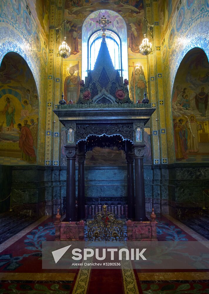 Restauration of Church of the Savior on Blood in St. Petersburg