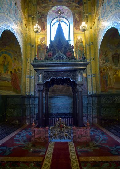 Restauration of Church of the Savior on Blood in St. Petersburg