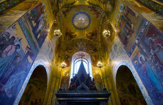 Restauration of Church of the Savior on Blood in St. Petersburg