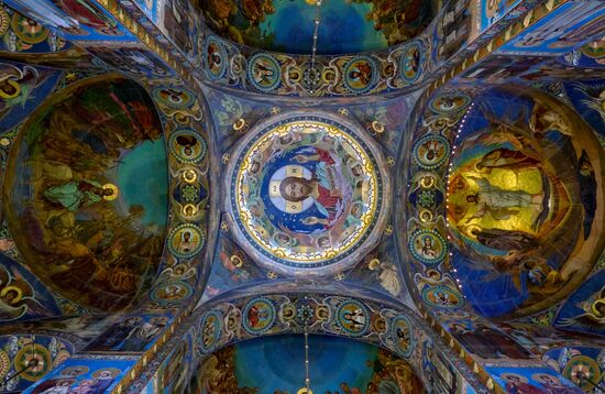 Restauration of Church of the Savior on Blood in St. Petersburg