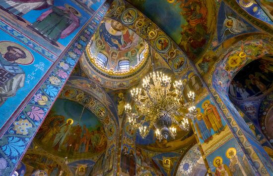 Restauration of Church of the Savior on Blood in St. Petersburg