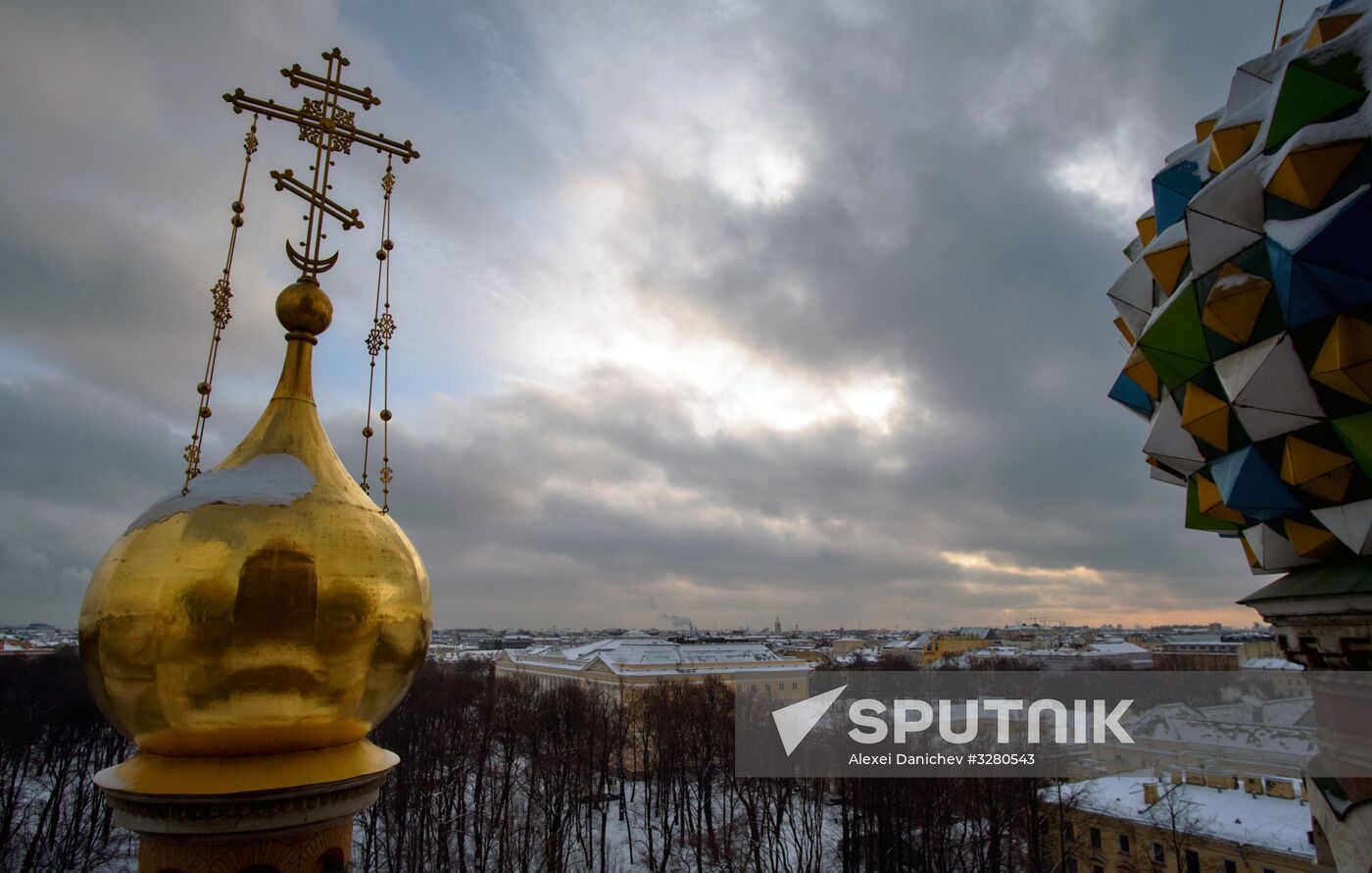 Restauration of Church of the Savior on Blood in St. Petersburg