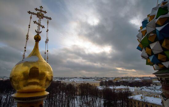 Restauration of Church of the Savior on Blood in St. Petersburg