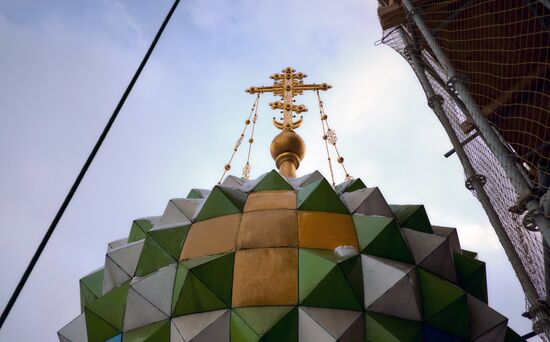 Restauration of Church of the Savior on Blood in St. Petersburg
